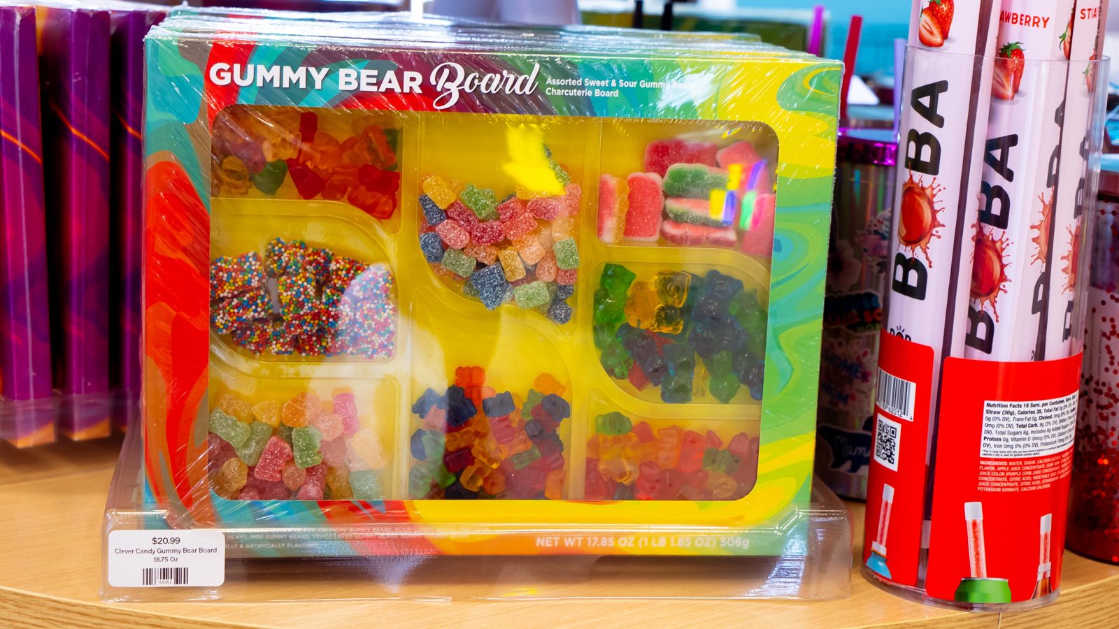 Gummy bear board gift box ready to give as a present